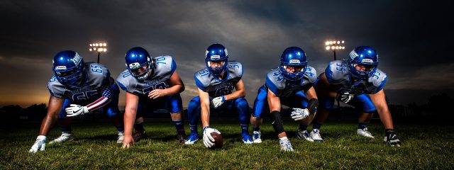 football athletes playing without glasses or contacts, after using Ortho-K